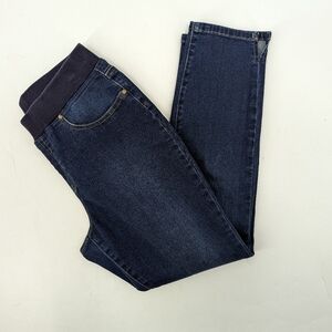 BOSTON PROPER Elastic Waist Cropped Jeans